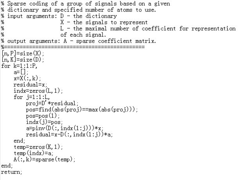 OMP Algorithm